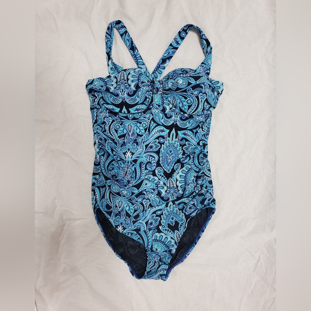 ASSETS Blue Paisley XL Swimsuit